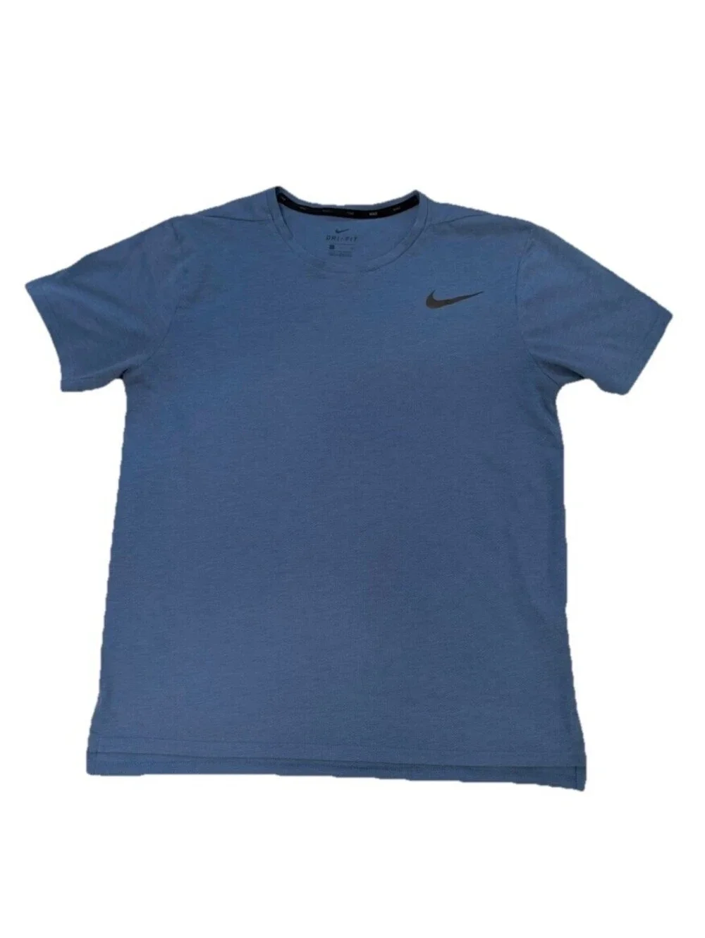 Nike Dri-FIT Men’s SZ Large Blue Short Sleeve Athletic T-Shirt Gym Training Tee